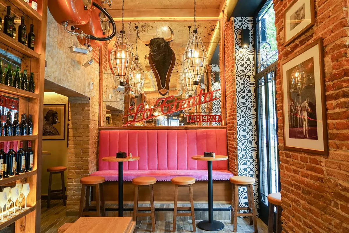 Barra de la Taberna La Tienta, que participó en Batalla de restaurantes