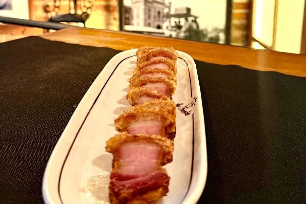 Torrezno premiado de La Tienta