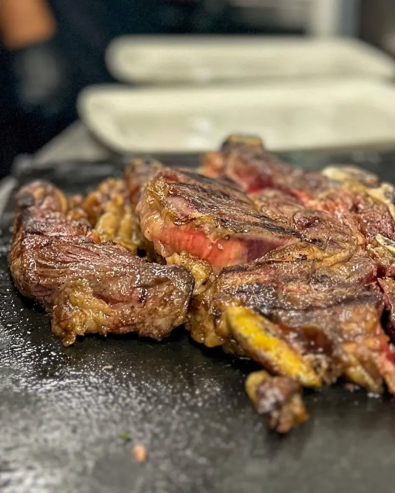 Lomo alto de vaca madurada en la Taberna La Tienta